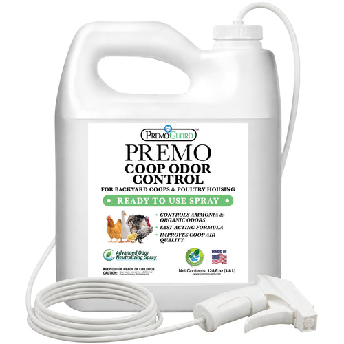 Chicken Coop Odor Control Spray | Neutralizes Ammonia Smell | Premo Guard