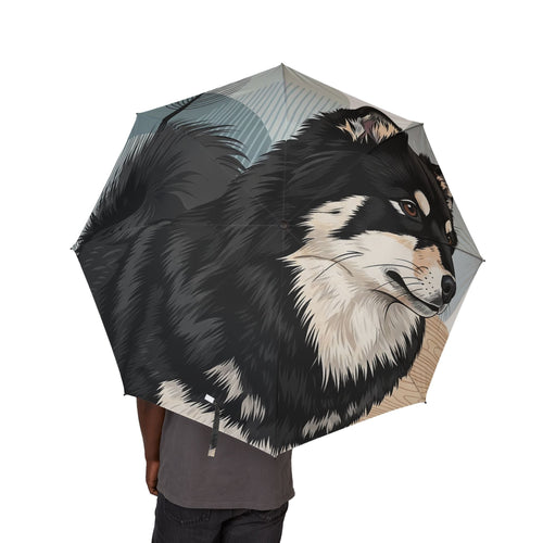 48 Semi-Automatic Umbrella – Windproof Large Travel Rain Umbrella