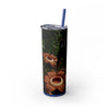 Skinny Tumbler with Straw – 20 oz Stainless Steel Cup