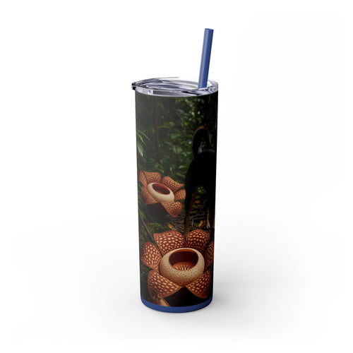 Skinny Tumbler with Straw – 20 oz Stainless Steel Cup