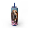 Skinny Tumbler with Straw – 20 oz Stainless Steel Cup