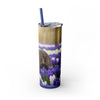 Skinny Tumbler with Straw – 20 oz Stainless Steel Cup