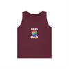 Pride Dog Dad Unisex Heavy Cotton Tank Top (9 Colors)