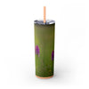 Skinny Tumbler with Straw – 20 oz Stainless Steel Cup