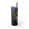 Skinny Tumbler with Straw – 20 oz Stainless Steel Cup