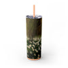 Skinny Tumbler with Straw – 20 oz Stainless Steel Cup