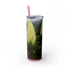 Skinny Tumbler with Straw – 20 oz Stainless Steel Cup