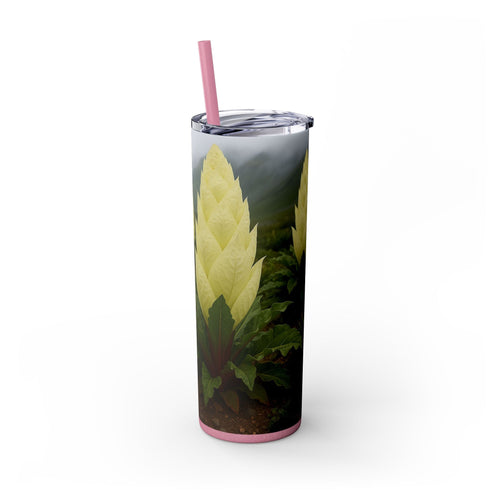 Skinny Tumbler with Straw – 20 oz Stainless Steel Cup