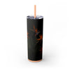 Skinny Tumbler with Straw – 20 oz Stainless Steel Cup