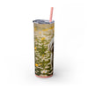Skinny Tumbler with Straw – 20 oz Stainless Steel Cup