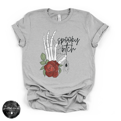 Spooky Bitch Tee | Witchy Halloween Graphic T-Shirt