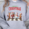 Merry Christmas Shirt, Cute Christmas Elements Sweater, Xmas Holiday Sweatshirt T1641
