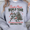 Retro Santa Claus Shirt, Vintage Merry Christmas Sweater, Funny Santa Rocking Around Christmas Tree Sweatshirt T1636