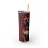 Skinny Tumbler with Straw – 20 oz Stainless Steel Cup