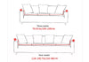 Single double triple four seater sofa cover