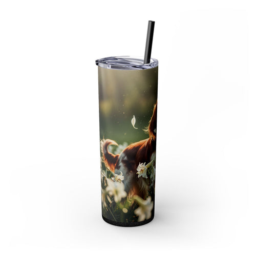 Skinny Tumbler with Straw – 20 oz Stainless Steel Cup