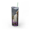 Skinny Tumbler with Straw – 20 oz Stainless Steel Cup