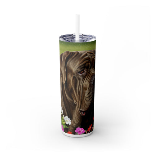 Skinny Tumbler with Straw – 20 oz Stainless Steel Cup