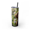 Skinny Tumbler with Straw – 20 oz Stainless Steel Cup