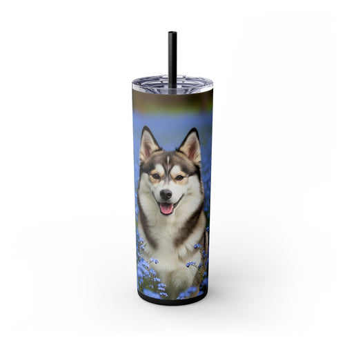 Skinny Tumbler with Straw – 20 oz Stainless Steel Cup