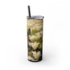 Skinny Tumbler with Straw – 20 oz Stainless Steel Cup