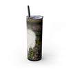 Skinny Tumbler with Straw – 20 oz Stainless Steel Cup