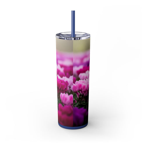 Skinny Tumbler with Straw – 20 oz Stainless Steel Cup