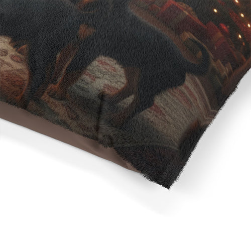 Holiday Fireplace Whoopsie Pet Bed
