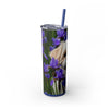 Skinny Tumbler with Straw – 20 oz Stainless Steel Cup