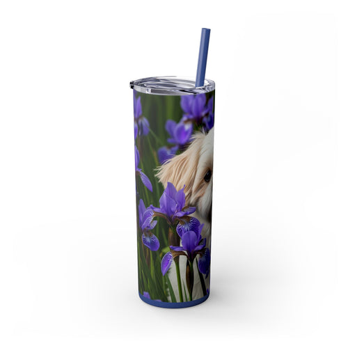 Skinny Tumbler with Straw – 20 oz Stainless Steel Cup