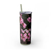 Skinny Tumbler with Straw – 20 oz Stainless Steel Cup