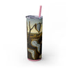 Skinny Tumbler with Straw – 20 oz Stainless Steel Cup