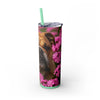 Skinny Tumbler with Straw – 20 oz Stainless Steel Cup