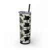 Skinny Tumbler with Straw – 20 oz Stainless Steel Cup
