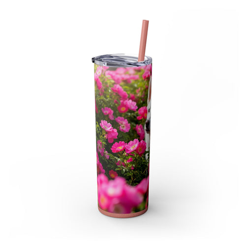 Skinny Tumbler with Straw – 20 oz Stainless Steel Cup