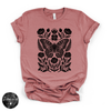 Black Butterfly Moth Fall Tee | Gothic Autumn Graphic T-Shirt
