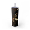 Skinny Tumbler with Straw – 20 oz Stainless Steel Cup