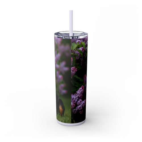 Skinny Tumbler with Straw – 20 oz Stainless Steel Cup