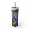 Skinny Tumbler with Straw – 20 oz Stainless Steel Cup