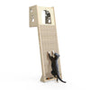 Luxury Wall-Mounted Cat Climbing Tower with Scratching Mat & Perch – Max & Rex Approved