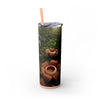 Skinny Tumbler with Straw – 20 oz Stainless Steel Cup