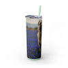 Skinny Tumbler with Straw – 20 oz Stainless Steel Cup