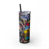 Skinny Tumbler with Straw – 20 oz Stainless Steel Cup