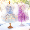 Butterfly Fairy Dog Dress with Wings – Luxury Tulle Pet Princess Outfit
