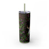 Skinny Tumbler with Straw – 20 oz Stainless Steel Cup