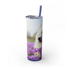Skinny Tumbler with Straw – 20 oz Stainless Steel Cup
