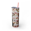 Skinny Tumbler with Straw – 20 oz Stainless Steel Cup