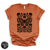 Black Butterfly Moth Fall Tee | Gothic Autumn Graphic T-Shirt