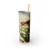 Skinny Tumbler with Straw – 20 oz Stainless Steel Cup