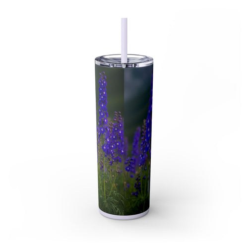Skinny Tumbler with Straw – 20 oz Stainless Steel Cup